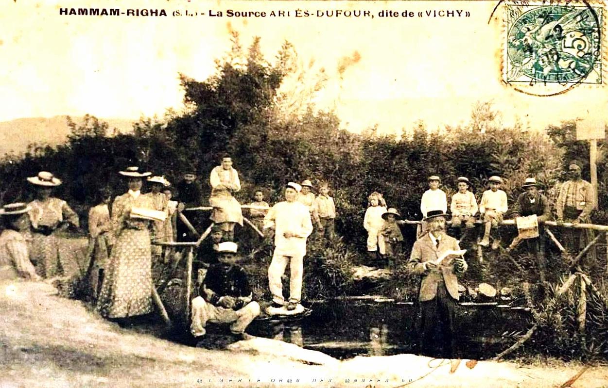 1772- Hammam-Righa - La Source Aries-Dufour dite de Vichy -1916.jpg